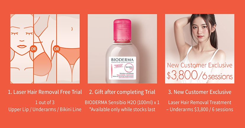 dermes free trial body parts selection and welcome gift upon completion